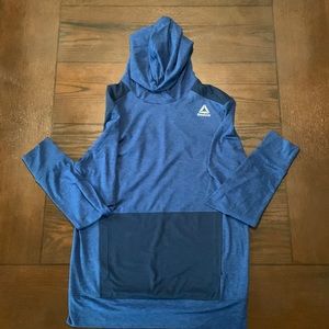 Blue Reebok Lightweight Hoodie